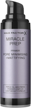 Miracle Primer Pore Mini& Matt Sminkeprimer Sminke Nude Max Factor*Betinget Tilbud