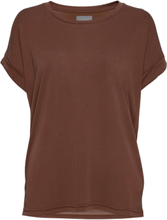 Cukajsa T-Shirt T-shirts & Tops Short-sleeved Brun Culture*Betinget Tilbud