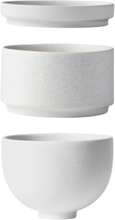 Setomono Bowl Set - Small - Off-White Home Tableware Bowls & Serving Dishes Serving Bowls White Kristina Dam Studio