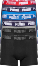 Puma Basic Boxer 6P Ecom Boksershorts Blå PUMA*Betinget Tilbud