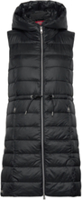 Women Vests Outdoor Woven Long Vests Padded Vests Black Esprit Casual