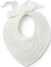 Drybib - Embroidery Anglaise Baby & Maternity Care & Hygiene Dry Bibs Hvit Elodie Details*Betinget Tilbud