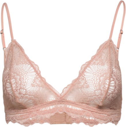 Naked Lace Bralette Lingerie Bras & Tops Soft Bras Bralette Rosa Understatement Underwear*Betinget Tilbud