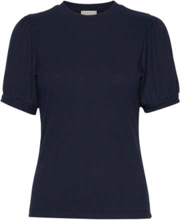 Johanna T-Shirt T-shirts & Tops Short-sleeved Svart Minus*Betinget Tilbud