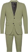 Plain Mens Suit Dress Grønn Lindbergh*Betinget Tilbud