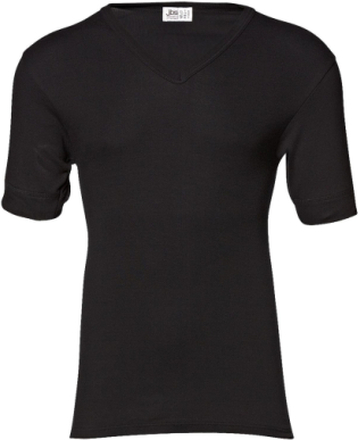 Original V-Neck Tee T-shirts Short-sleeved Svart JBS*Betinget Tilbud