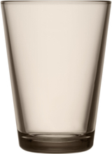 Kartio 40Cl Glas 2Stk Home Tableware Glass Drinking Glass Beige Iittala