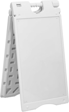 vidaXL Gatupratare A-design grå 45x7x84,5 cm HDPE