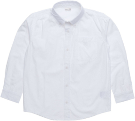 Ross - Shirt Shirts Long-sleeved Shirts Hvit Hust & Claire*Betinget Tilbud