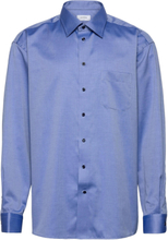 Classic Fit Business Signature Twill Shirt Skjorte Business Blå Eton*Betinget Tilbud