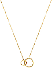 Mini Cirlce Necklace Accessories Jewellery Necklaces Dainty Necklaces Gold SOPHIE By SOPHIE