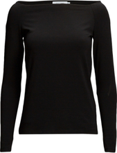 Nana Ls 265 Tops T-shirts & Tops Long-sleeved Black Samsøe Samsøe