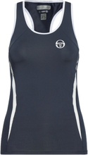 Eva Tank Top Sport T-shirts & Tops Sleeveless Navy Sergio Tacchini