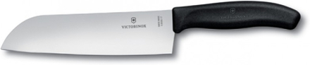 Confezione regalo coltello Santoku 17 cm nero - Victorinox Swissclassic