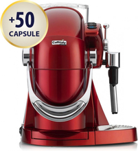 Macchina da caffè Caffitaly Nautilus S06 Rosso con 50 capsule caffè in omaggio