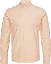 Oxford Superflex Shirt L/S Skjorte Business Oransje Lindbergh*Betinget Tilbud