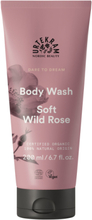 Soft Wild Rose Body Wash 200 Ml Shower Gel Badesæbe Nude Urtekram