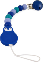 Soother Chain, Silic , Dark Blue, Light Blue Baby & Maternity Pacifiers & Accessories Pacifier Clips Blue Magni Toys