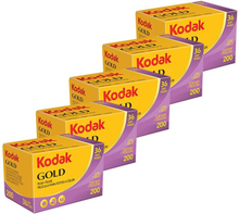Kodak Gold 200 135-36 Boxed 5-pack, Kodak