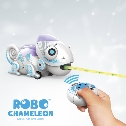 Robo Chameleon - Robotleksak med Magnetisk Tunga