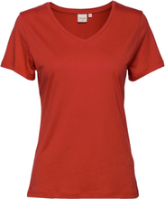Naia Tshirt T-shirts & Tops Short-sleeved Rød Cream*Betinget Tilbud