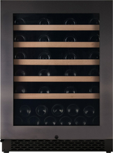 Pevino Majestic 46 flasker - 1 kjølesone - Front i svart stål