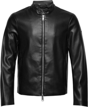 Jackets Læderjakke Skindjakke Black Armani Exchange