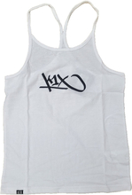 PARK AUTHORITY by K1X | Kickz Tank Top Damen Sommer-Shirt 6200-0137/1000 Weiß/Schwarz