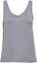 Slcolumbine Tank Top T-shirts & Tops Sleeveless Blå Soaked In Luxury*Betinget Tilbud