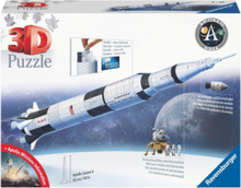 Apollo Saturn V Rocket 440P Toys Puzzles And Games Puzzles 3D Puzzles Multi/mønstret Ravensburger*Betinget Tilbud