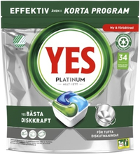 YES YES Platinum All in One Maskindisktabletter 34 st 8006540809129 Replace: N/A
