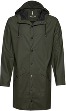 Long Jacket Outerwear Rainwear Rain Coats Green Rains
