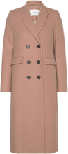 Double Breasted Coat Outerwear Coats Winter Coats Beige IVY OAK