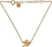 Clover Bracelet Accessories Jewellery Bracelets Chain Bracelets Gull Pernille Corydon*Betinget Tilbud