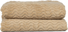 Agnes Fleece Plaid Home Textiles Cushions & Blankets Blankets & Throws Beige Sagaform