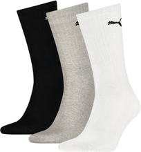 Puma sokken hoog wit-zwart-grijs 3-pack-35-38