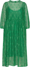 Marion Dress Knælang Kjole Green Lollys Laundry