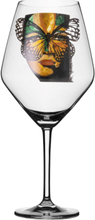 Golden Butterfly Vinglas Home Tableware Glass Wine Glass White Wine Glasses Nude Carolina Gynning