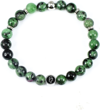 Beads Bracelet 8Mm Armbånd Smykker Grønn Edd.*Betinget Tilbud