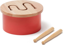 Drum Mini Toys Musical Instruments Rød Kid's Concept*Betinget Tilbud
