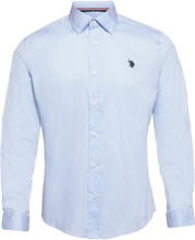 Uspa Shirt Flex Calypso Men Skjorte Uformell Blå U.S. Polo Assn.*Betinget Tilbud