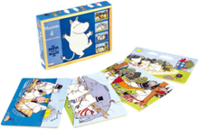 Moomin 4 Wooden Puzzles In A Box Toys Puzzles And Games Puzzles Wooden Puzzles Multi/mønstret MUMIN*Betinget Tilbud