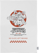 Teenage Mutant Ninja Turtles By The Slice Cotton Tea Towel - White