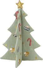 Christmas Tree Embroidered - Green Home Kids Decor Party Supplies Green Fabelab