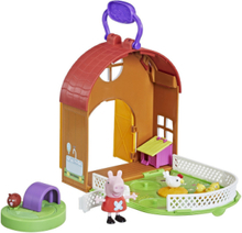 Peppa’s Petting Farm Fun Toys Playsets & Action Figures Play Sets Multi/mønstret Peppa Pig*Betinget Tilbud