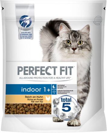 Perfect Fit Indoor 1+ Reich an Huhn - Sparpaket: 5 x 1,4 kg