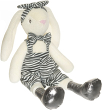 Zoe, Zebra Pattern Toys Soft Toys Stuffed Animals Multi/mønstret Teddykompaniet*Betinget Tilbud