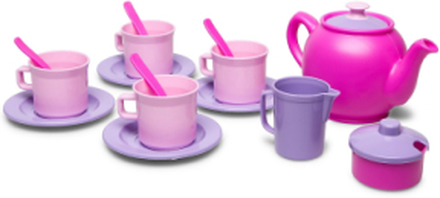 My Little P. Tea Set In Net 17 Pcs Toys Toy Kitchen & Accessories Coffee & Tee Sets Multi/mønstret Dantoy*Betinget Tilbud