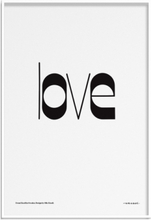 Love Home Decoration Posters & Frames Posters Black & White Multi/patterned Olle Eksell