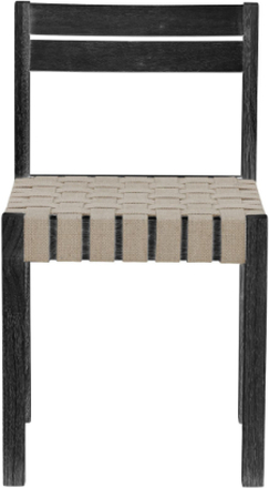 Maron Spisebordsstol, Sort, Gummitræ Home Furniture Chairs & Stools Chairs Black Bloomingville